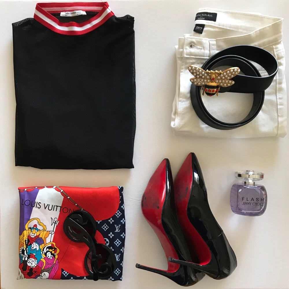 Zara sheer long sleeve